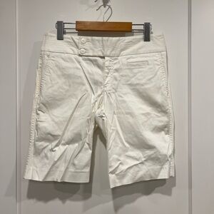Women’s white Bermuda Shorts, Old Navy